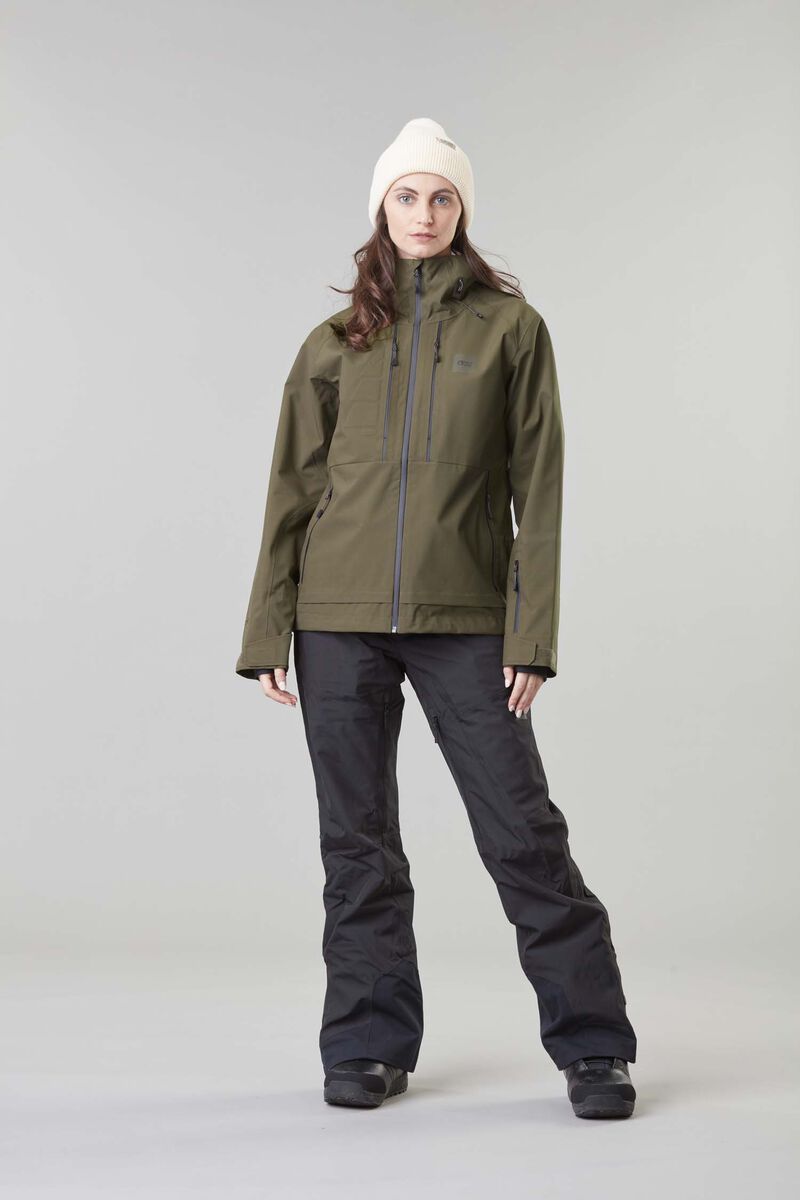 Picture Organic Aeron 3l Women's Snow Jackets Dark Green | RFH-395247