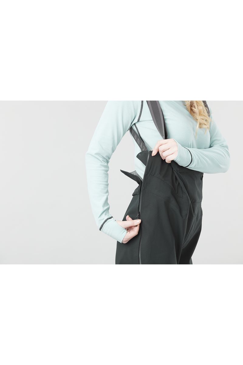 Picture Organic Aeron Bib Women's Snow Pants Black | GYT-074812