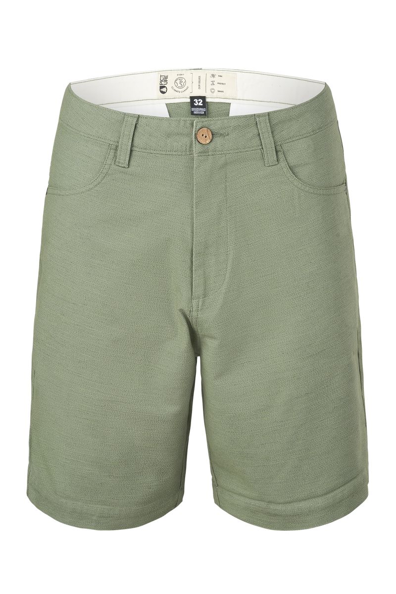 Picture Organic Aldos Men\'s Shorts Green | PIN-531709