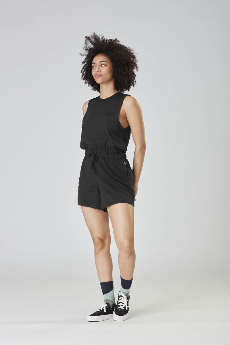 Picture Organic Alinna Romper Women's T Shirts Black | XTA-972135