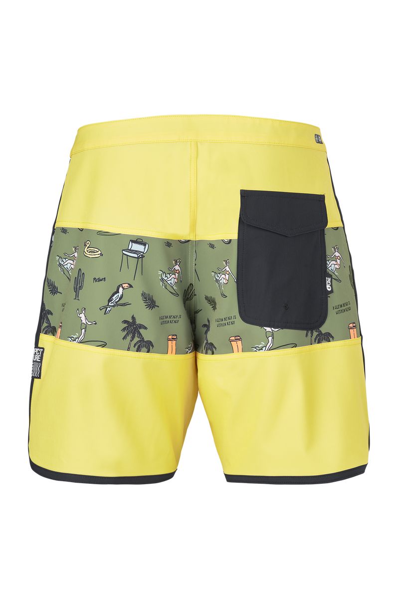 Picture Organic Andy 17 Brds Men's Boardshorts Lemon | FGB-498702