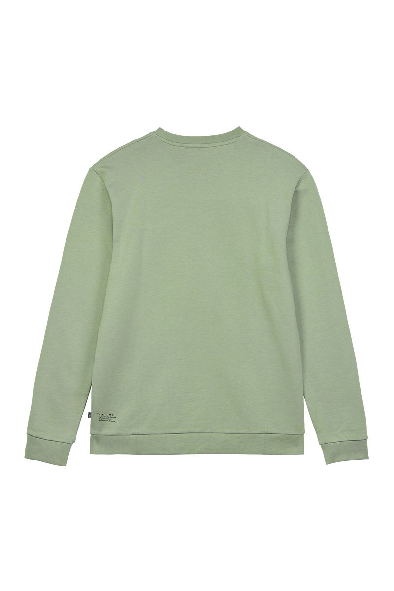 Picture Organic Authentic Crew Men's Sweaters Green | BUS-491580