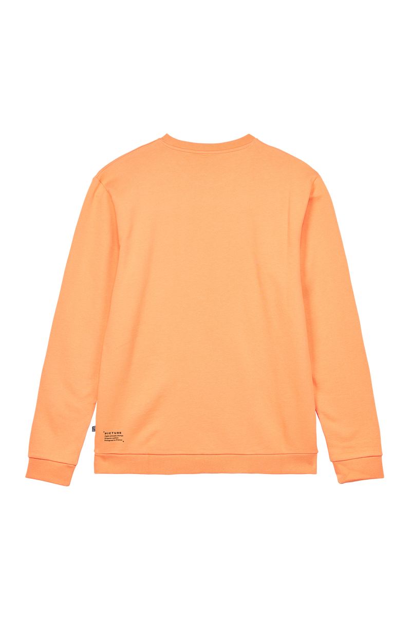 Picture Organic Authentic Crew Men's Sweaters Orange | OAH-157632