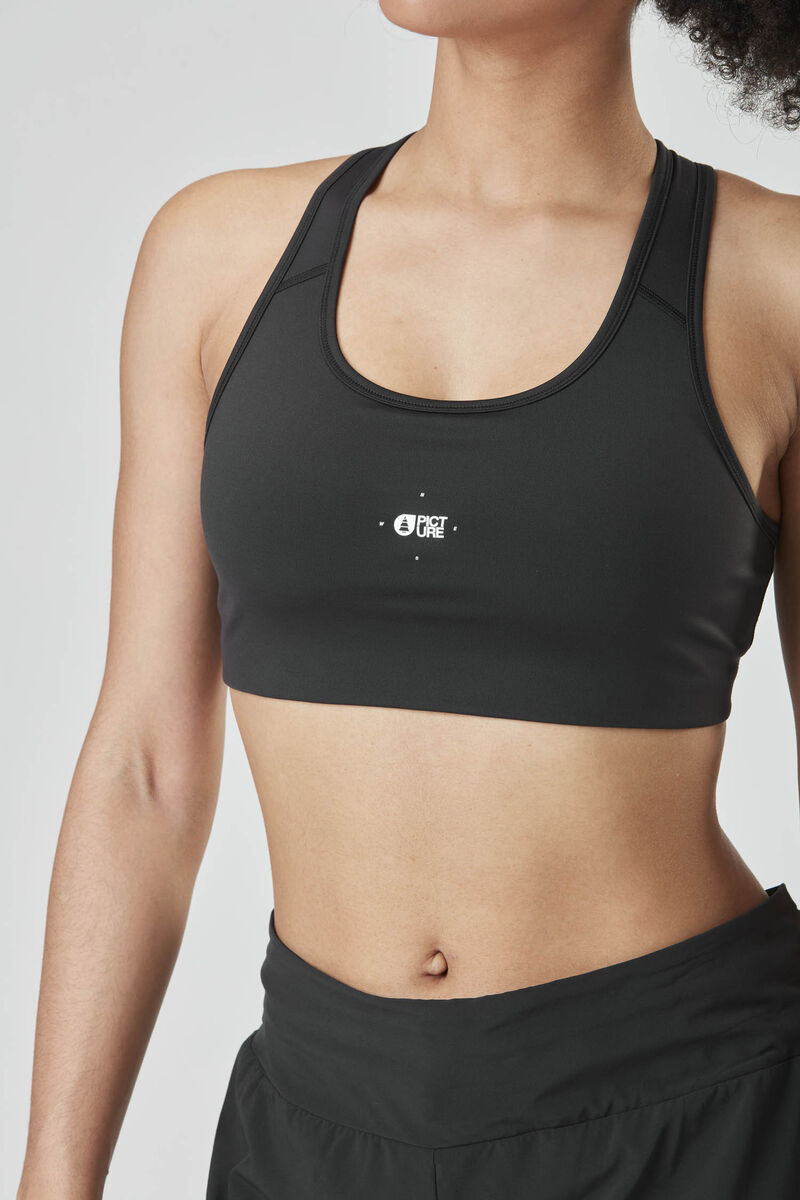 Picture Organic Avasa Women's Sports Bra Black | LYI-416570