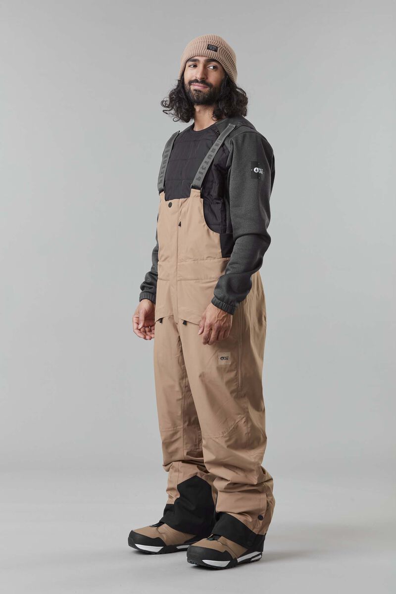 Picture Organic Avening Bib Men's Snow Pants Dark Grey | BWH-518742