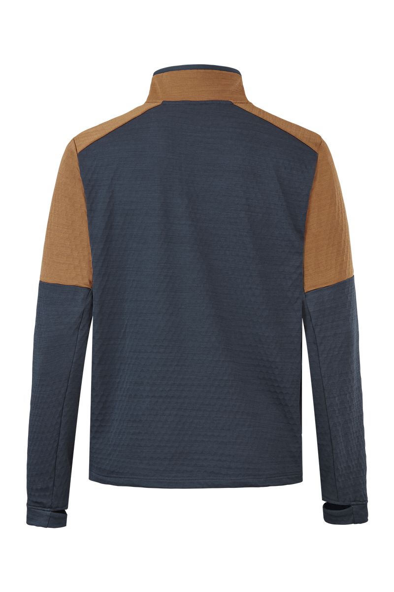 Picture Organic Bake Grid 1/4 Tech Men's Sweaters Dark Blue | IYG-518946