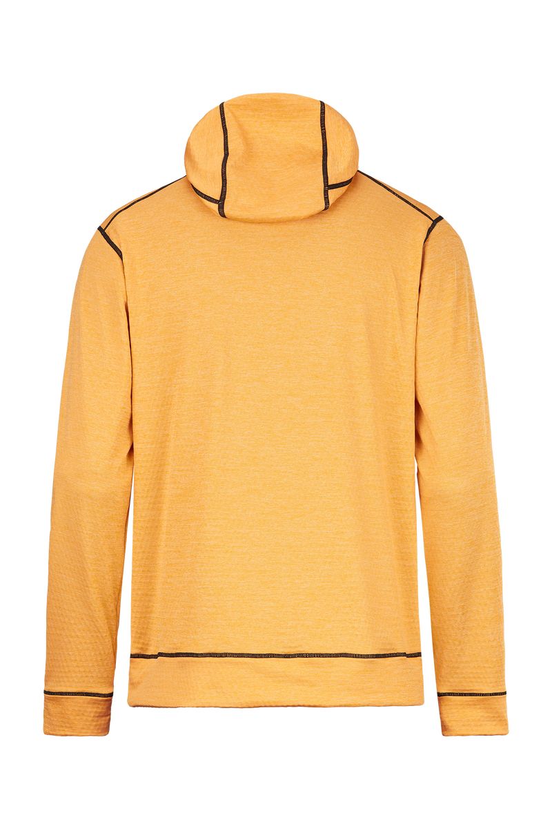 Picture Organic Bake Grid Storm Men's Hoodie Yellow | KUJ-126579