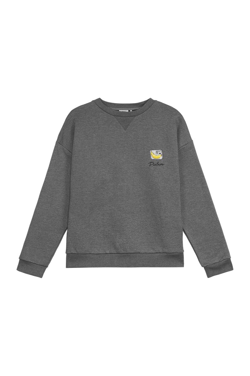 Picture Organic Banyan Cc Crew Women's Sweaters Dark Grey | NJU-437025