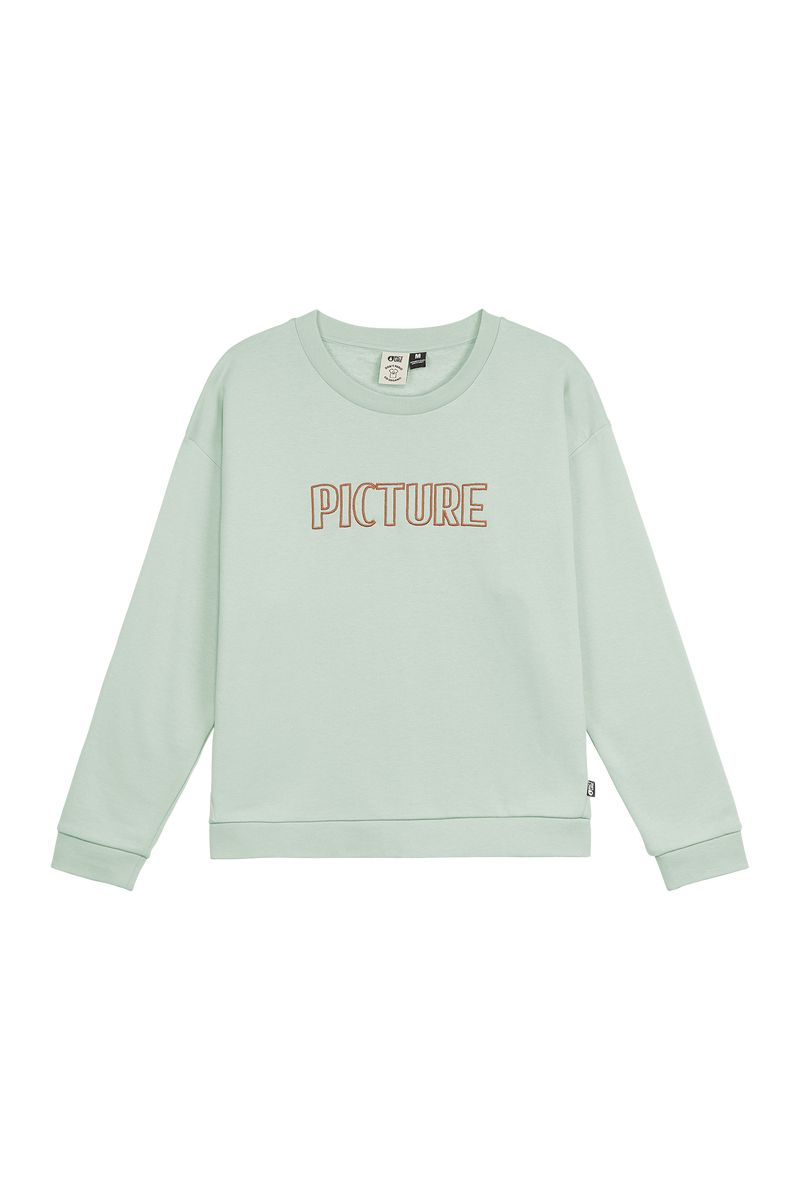 Picture Organic Basement Crew W Women's Sweaters Blue | LOH-382176