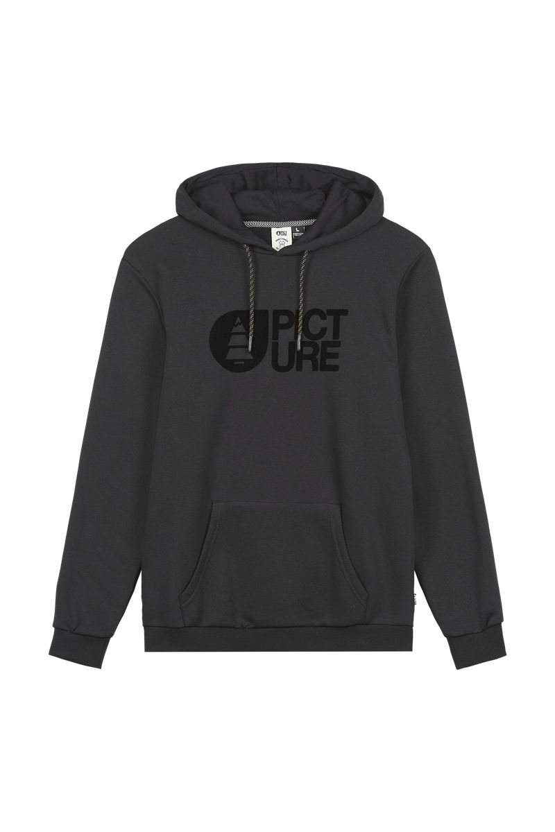 Picture Organic Basement Flock Men's Hoodie Black | UIV-986320