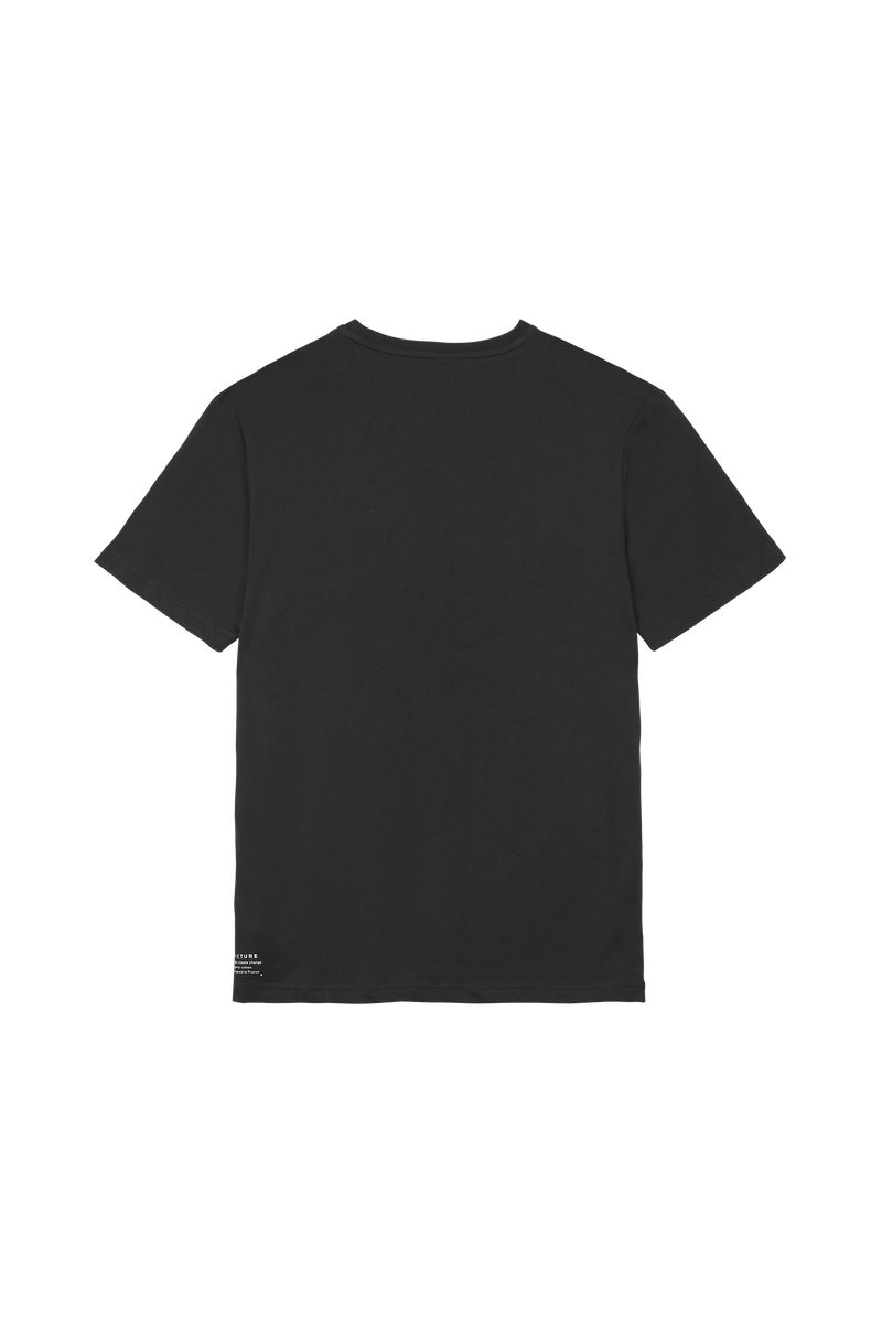 Picture Organic Basement Flock Men's T Shirts Black | PXG-687532