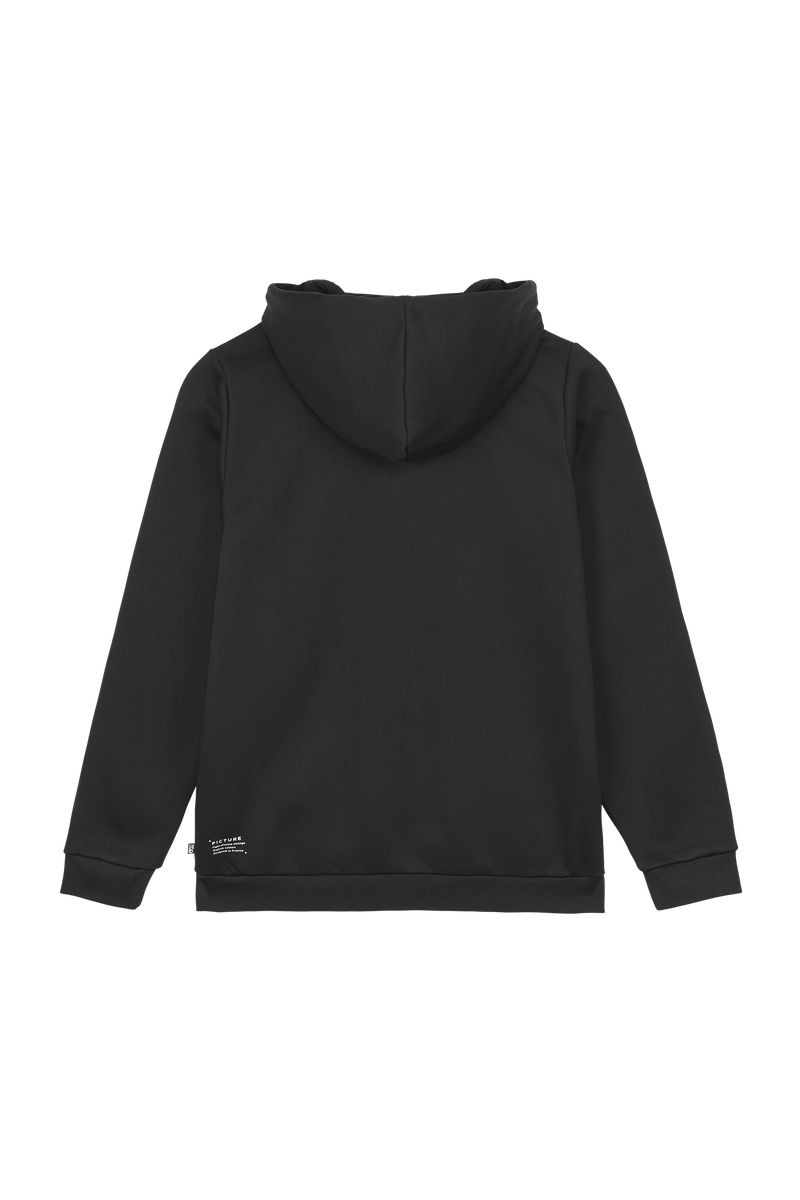 Picture Organic Basement Flock Zip Men's Hoodie Black | KGV-150364