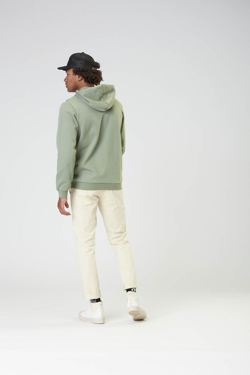 Picture Organic Basement Zip Men's Hoodie Green | SAC-210689