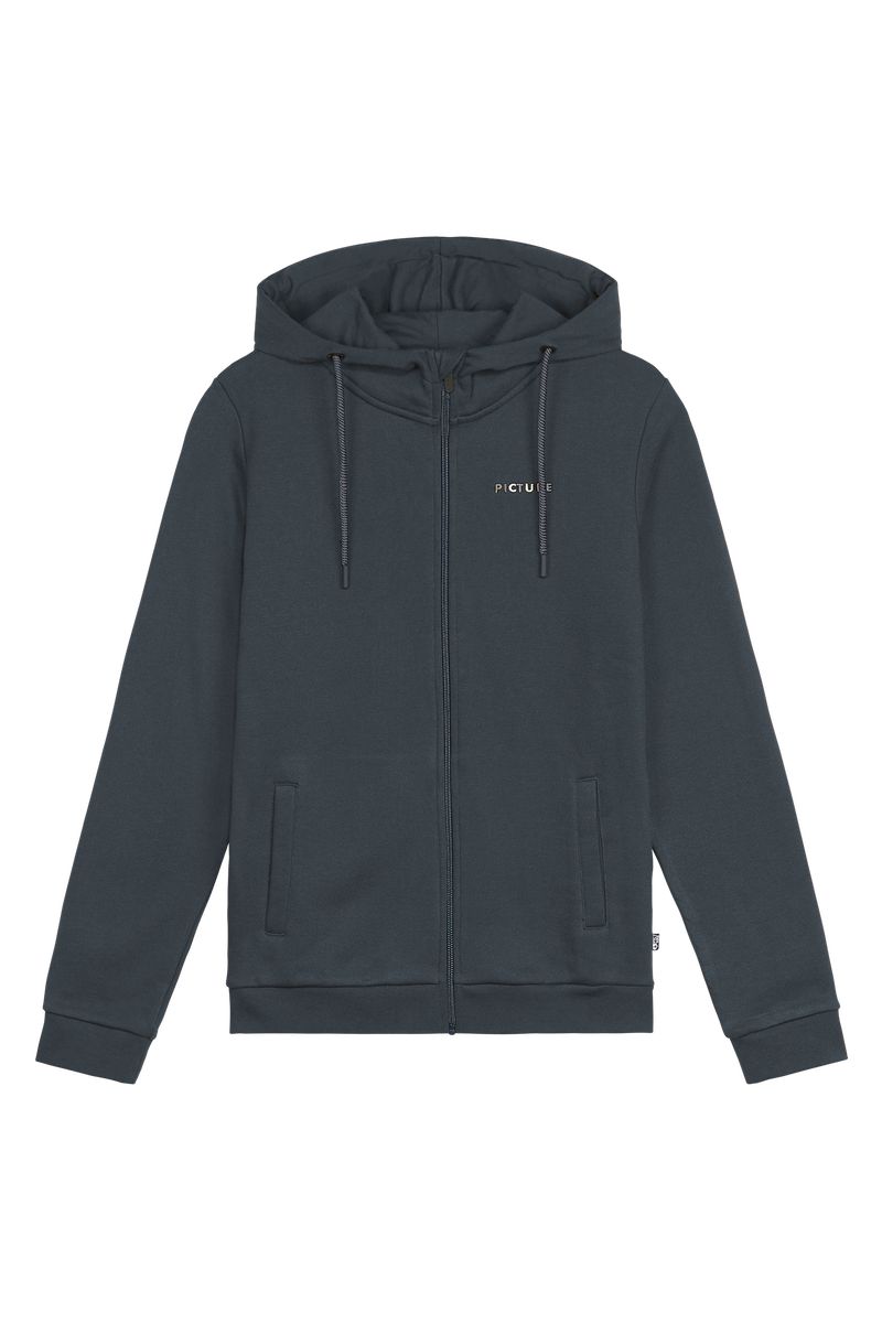 Picture Organic Basement Zip W Women's Hoodie Dark Blue | OXM-560472