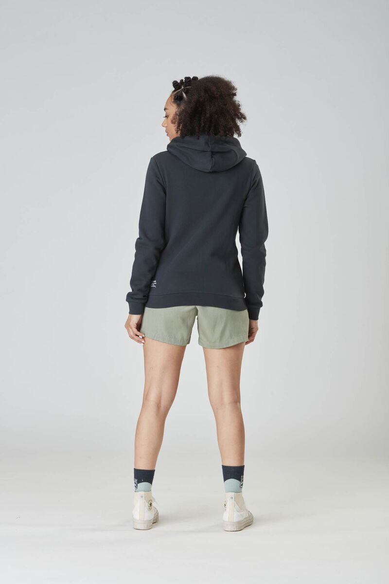 Picture Organic Basement Zip W Women's Hoodie Dark Blue | OXM-560472