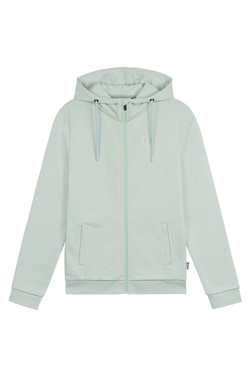 Picture Organic Basement Zip W Women's Hoodie Blue | QFH-893754