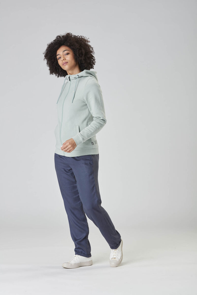 Picture Organic Basement Zip W Women's Hoodie Blue | QFH-893754