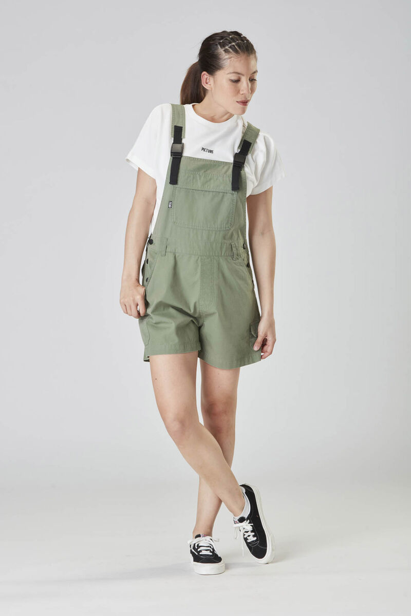 Picture Organic Baylee Women\'s Overalls Green | PNA-123845