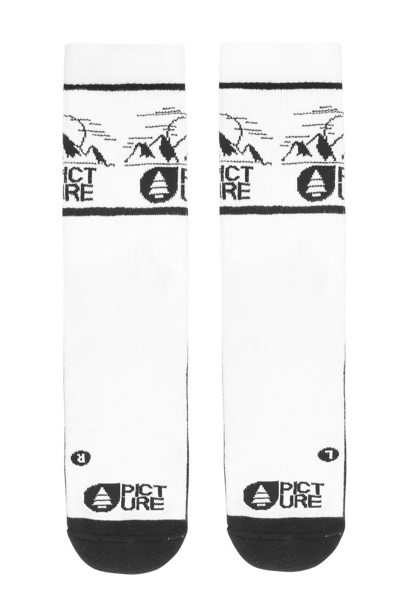 Picture Organic Bazik Men's Socks White | NEJ-476958