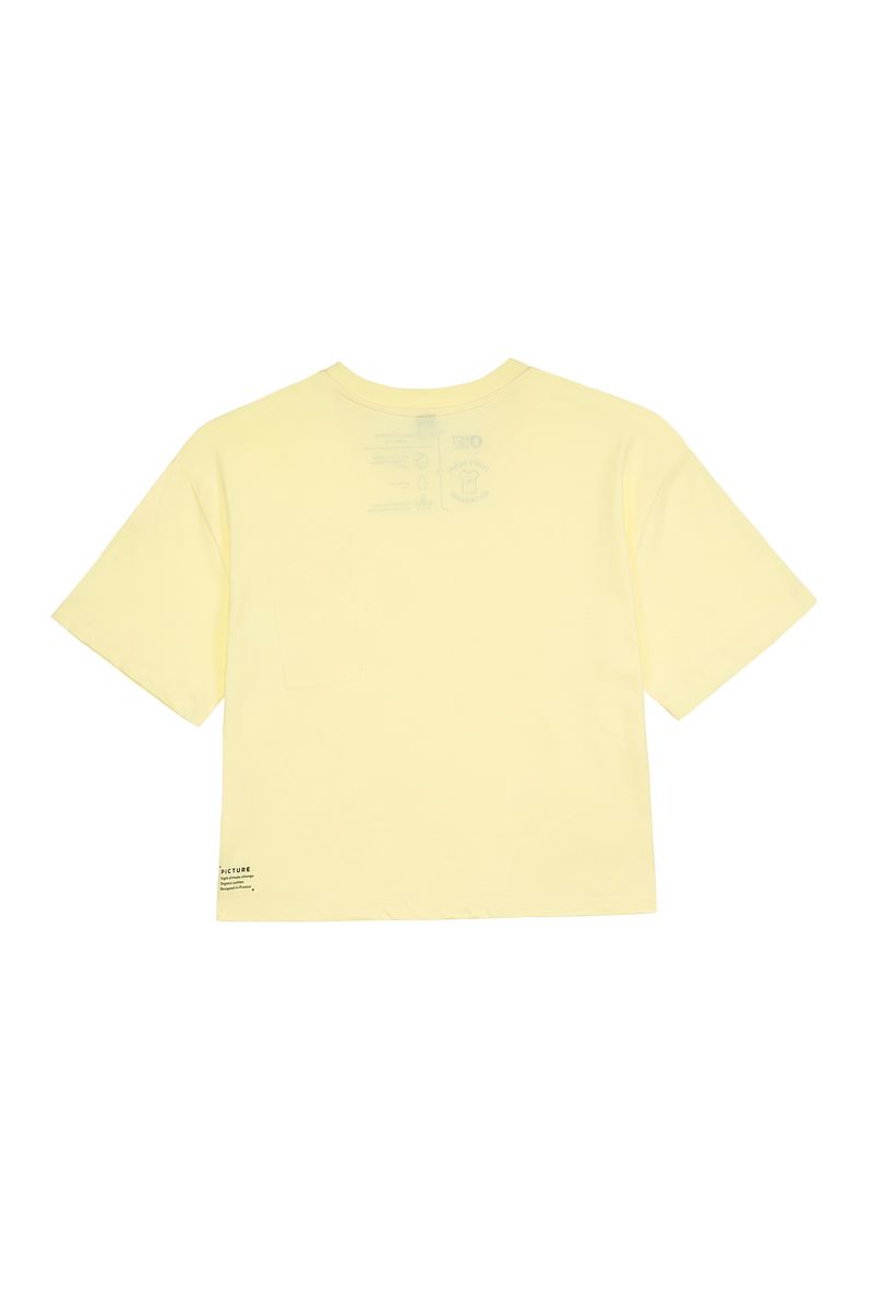 Picture Organic Bleik Women's T Shirts Yellow | UZG-270634