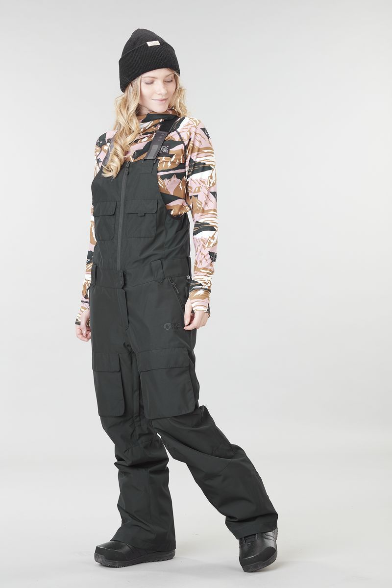 Picture Organic Brita Bib Women's Snow Pants Black | ESQ-026497