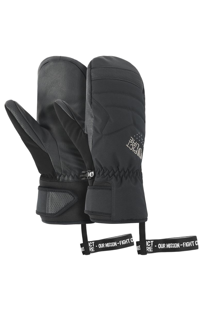 Picture Organic Caldwell Mitts Men's Gloves Black | CLU-698731