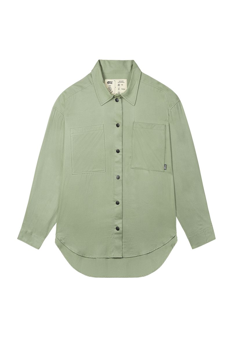 Picture Organic Catalya Women's Shirts Green | CUF-275638