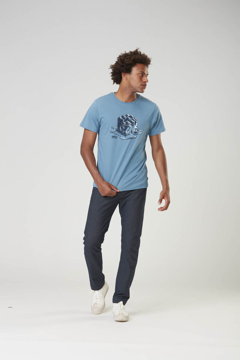 Picture Organic Cc Efri Men's T Shirts Blue | QHE-930528