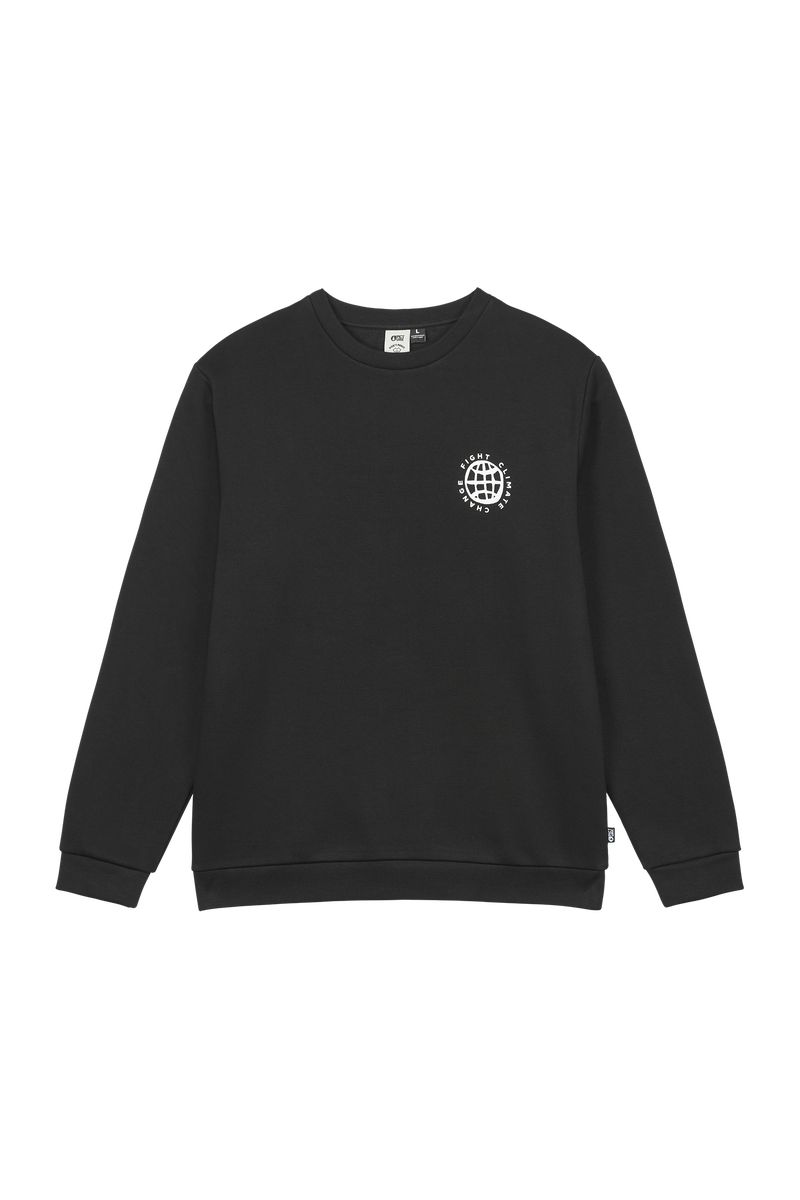 Picture Organic Cc Whils Crew Men's Sweaters Black | YGD-039176