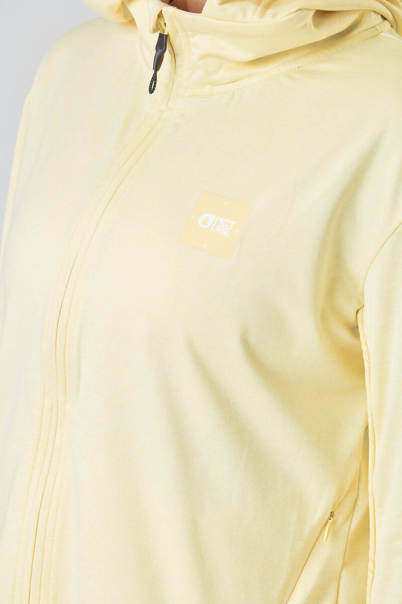 Picture Organic Celest Fz Tech Women's Hoodie Yellow | FJD-872193