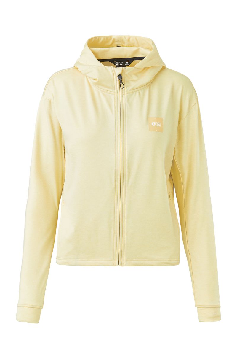 Picture Organic Celest Fz Tech Women's Hoodie Yellow | FJD-872193