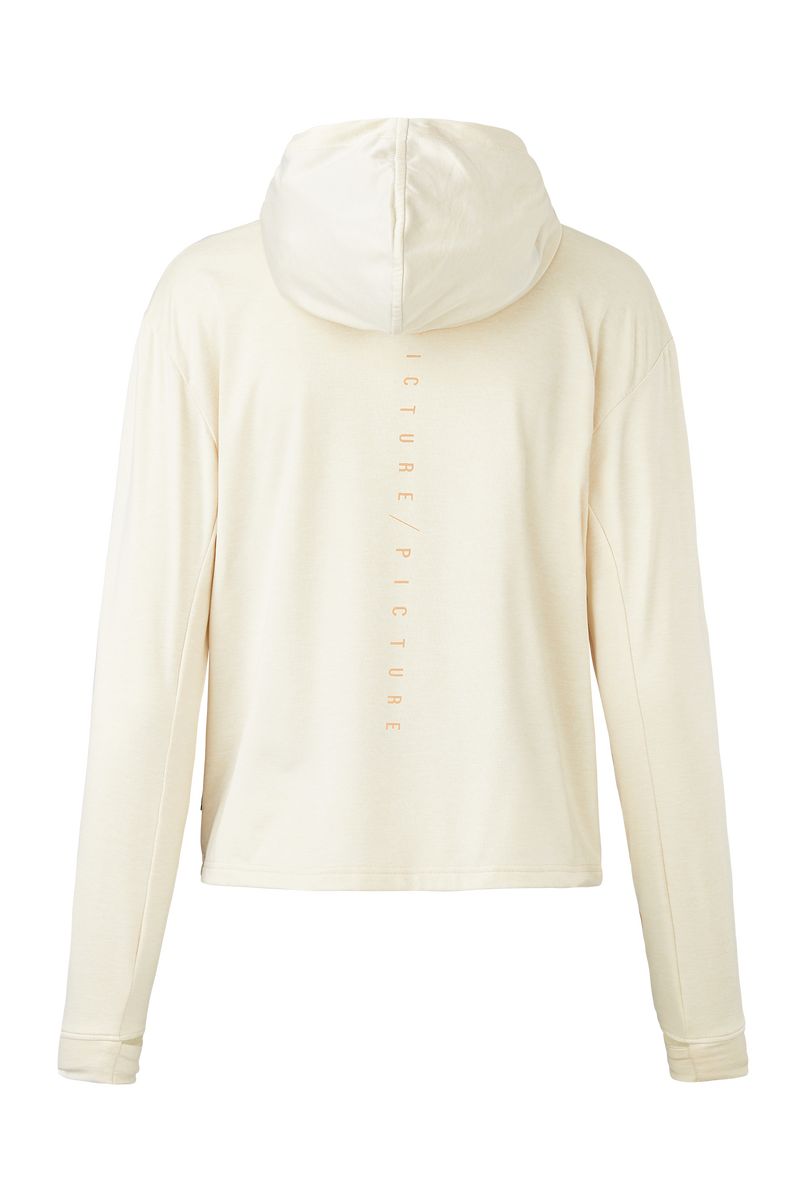 Picture Organic Celest Fz Tech Women's Hoodie White | LJU-690325