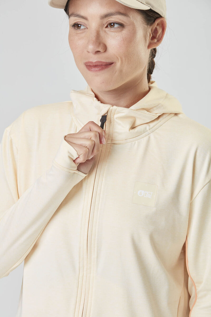 Picture Organic Celest Fz Tech Women's Hoodie White | LJU-690325