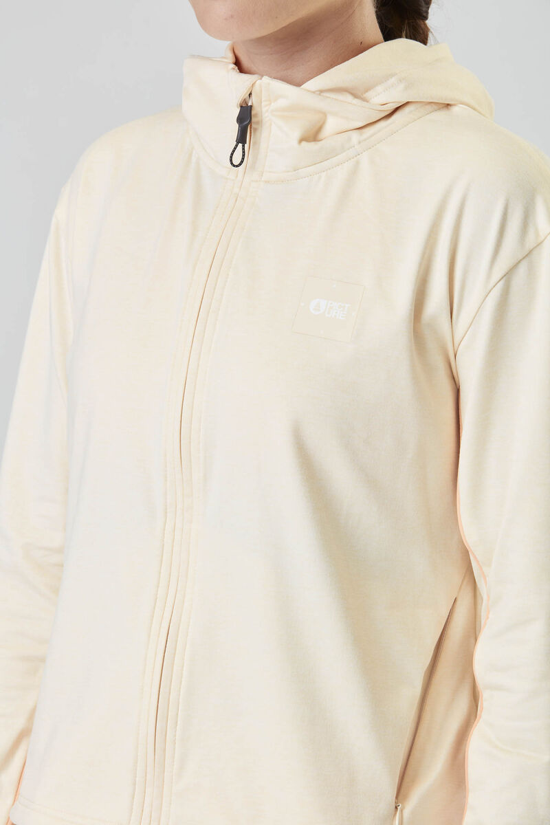 Picture Organic Celest Fz Tech Women's Hoodie White | LJU-690325