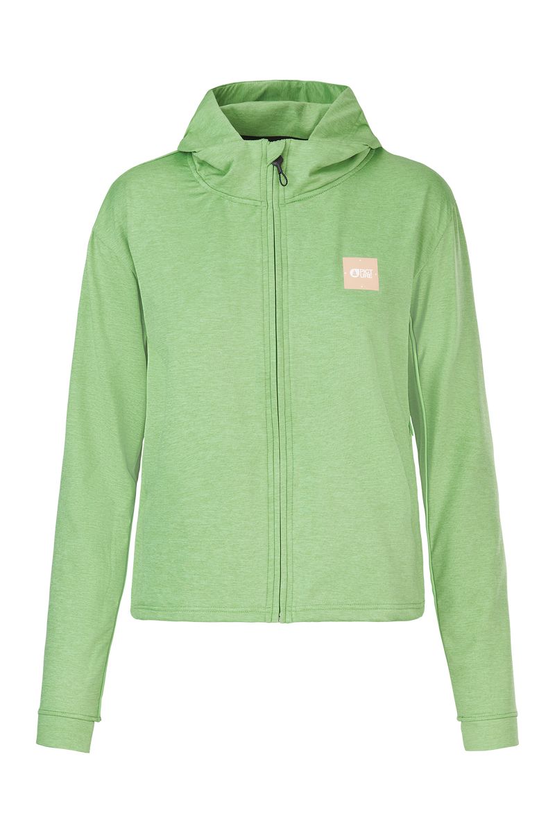 Picture Organic Celest Fz Tech Women's Hoodie Green | LXT-124368