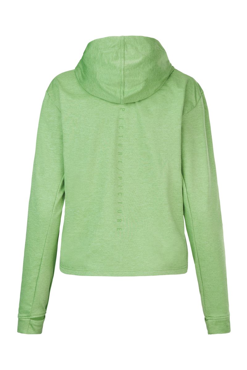 Picture Organic Celest Fz Tech Women's Hoodie Green | LXT-124368