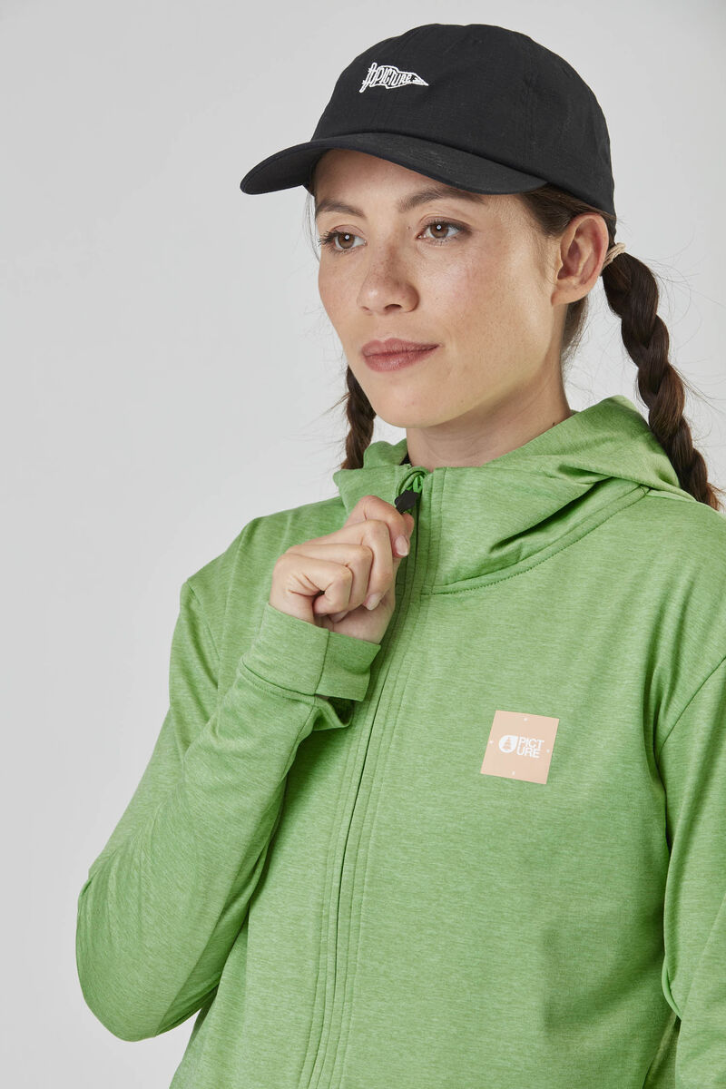 Picture Organic Celest Fz Tech Women's Hoodie Green | LXT-124368