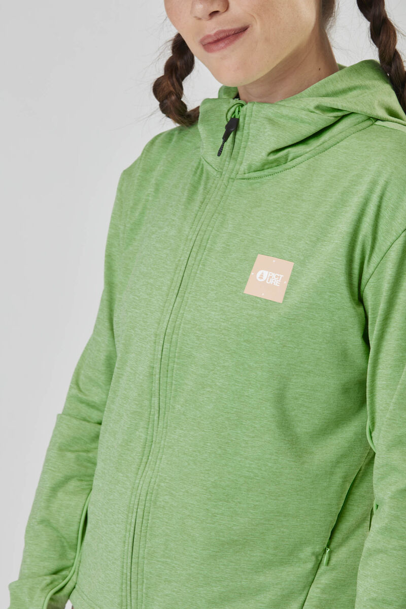 Picture Organic Celest Fz Tech Women's Hoodie Green | LXT-124368