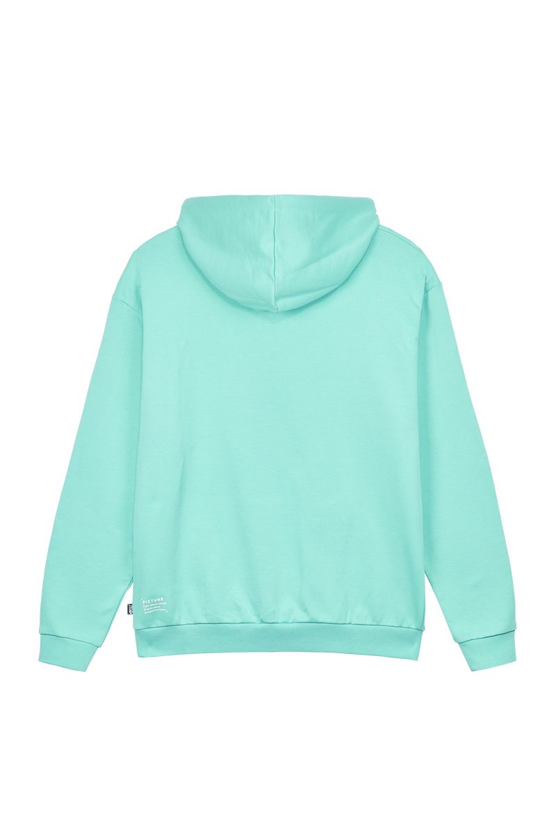 Picture Organic Cheetima Men's Hoodie Blue Turquoise | FRG-370192