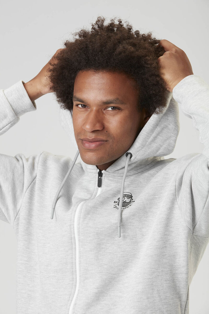 Picture Organic Chewko Zip Men's Hoodie Grey | YZE-190287