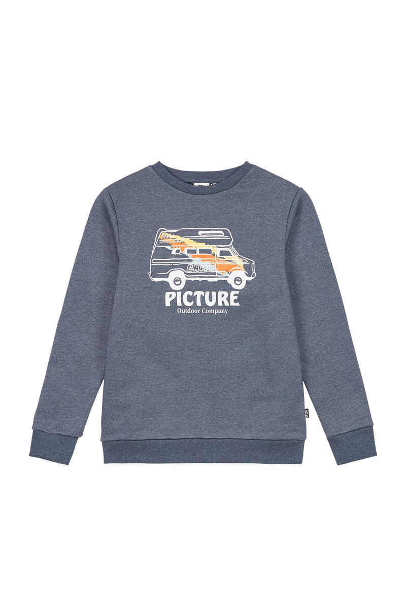 Picture Organic Custom Van Crew Kids\' Sweaters Dark Blue | LHA-890764