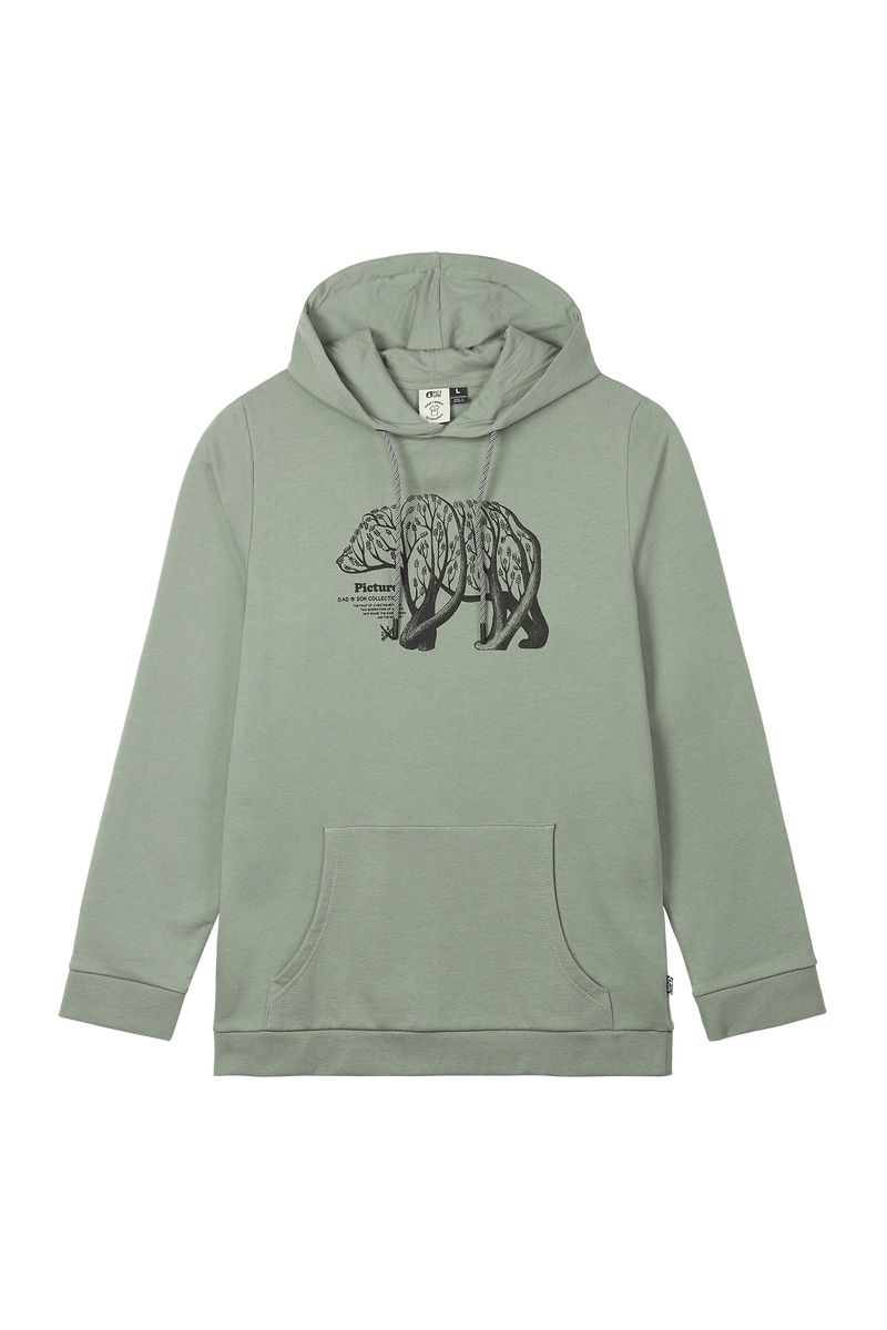 Picture Organic D&s Bear Branch Men's Hoodie Green | QCA-319264