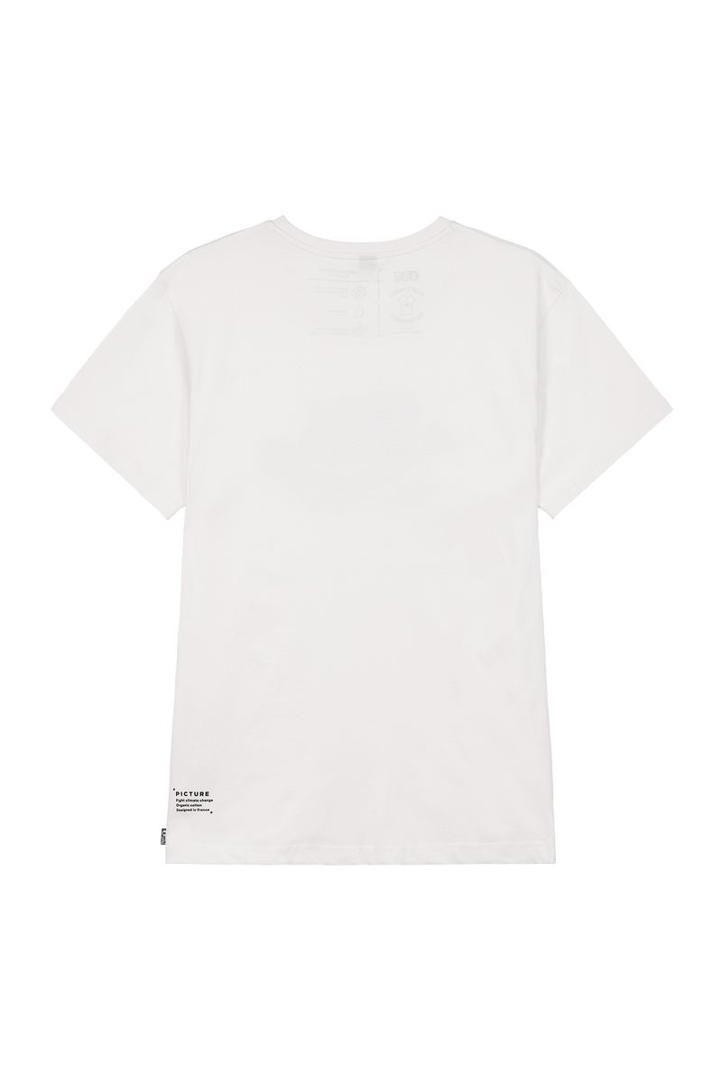 Picture Organic D&s Whally Men's T Shirts Beige White | YKI-062934