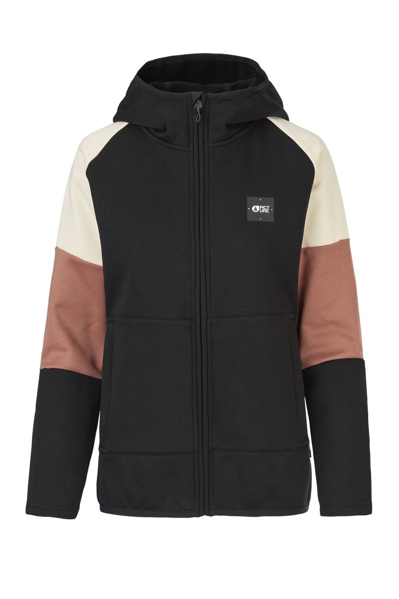 Picture Organic Dalni Fz Tech Women's Hoodie Black | BEX-429018