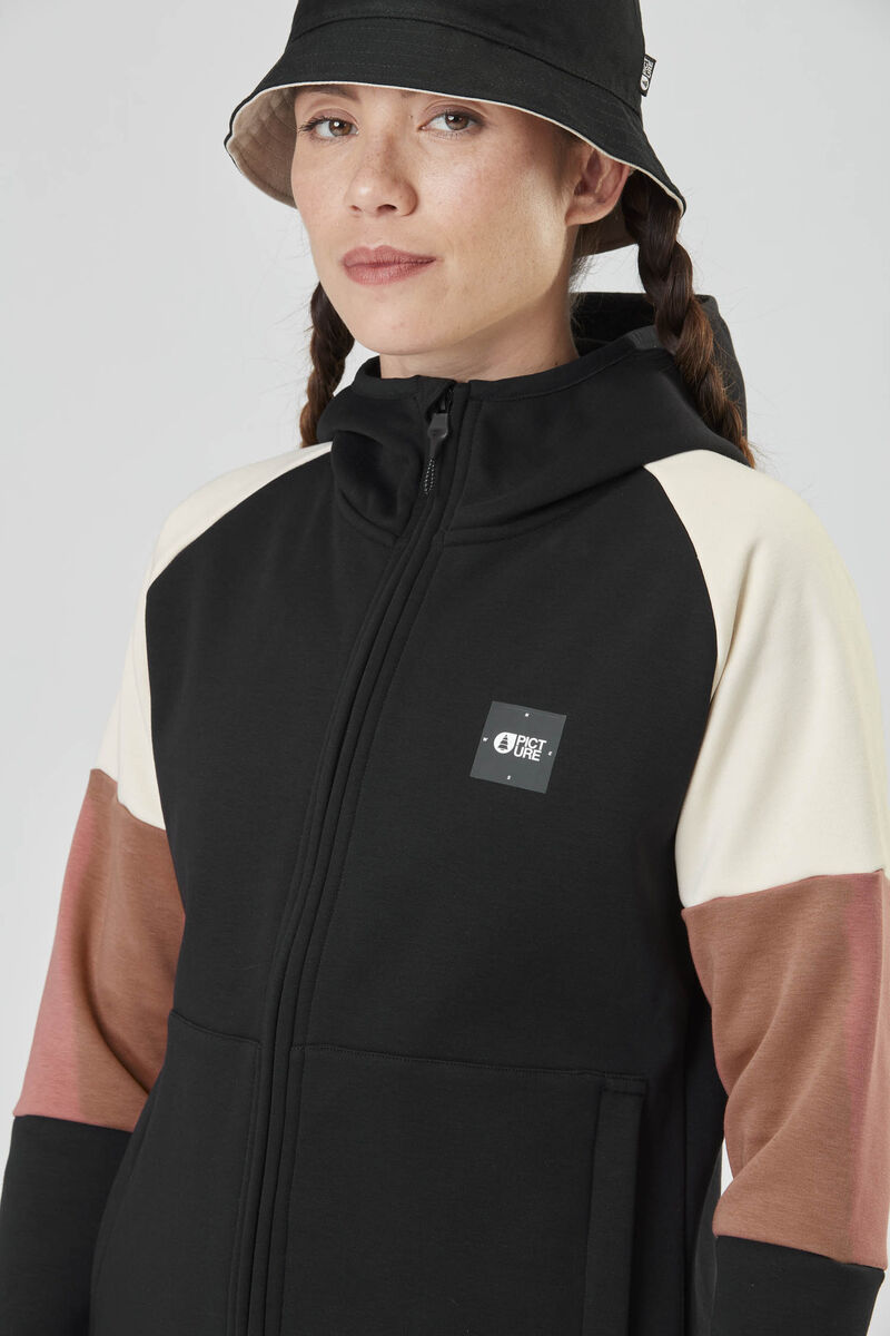 Picture Organic Dalni Fz Tech Women's Hoodie Black | BEX-429018