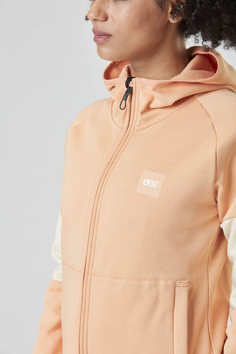 Picture Organic Dalni Fz Tech Women's Hoodie Coral | MSC-387019