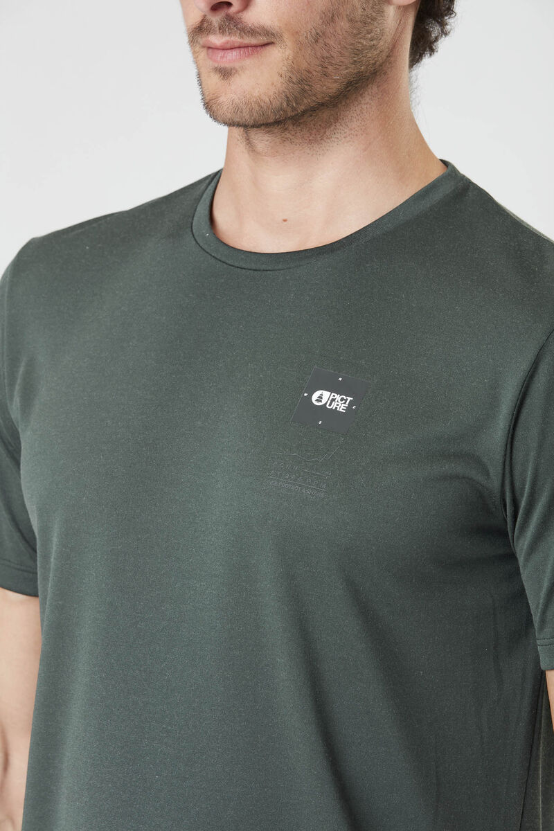 Picture Organic Dephi Tech Men's T Shirts Green | MFT-684719