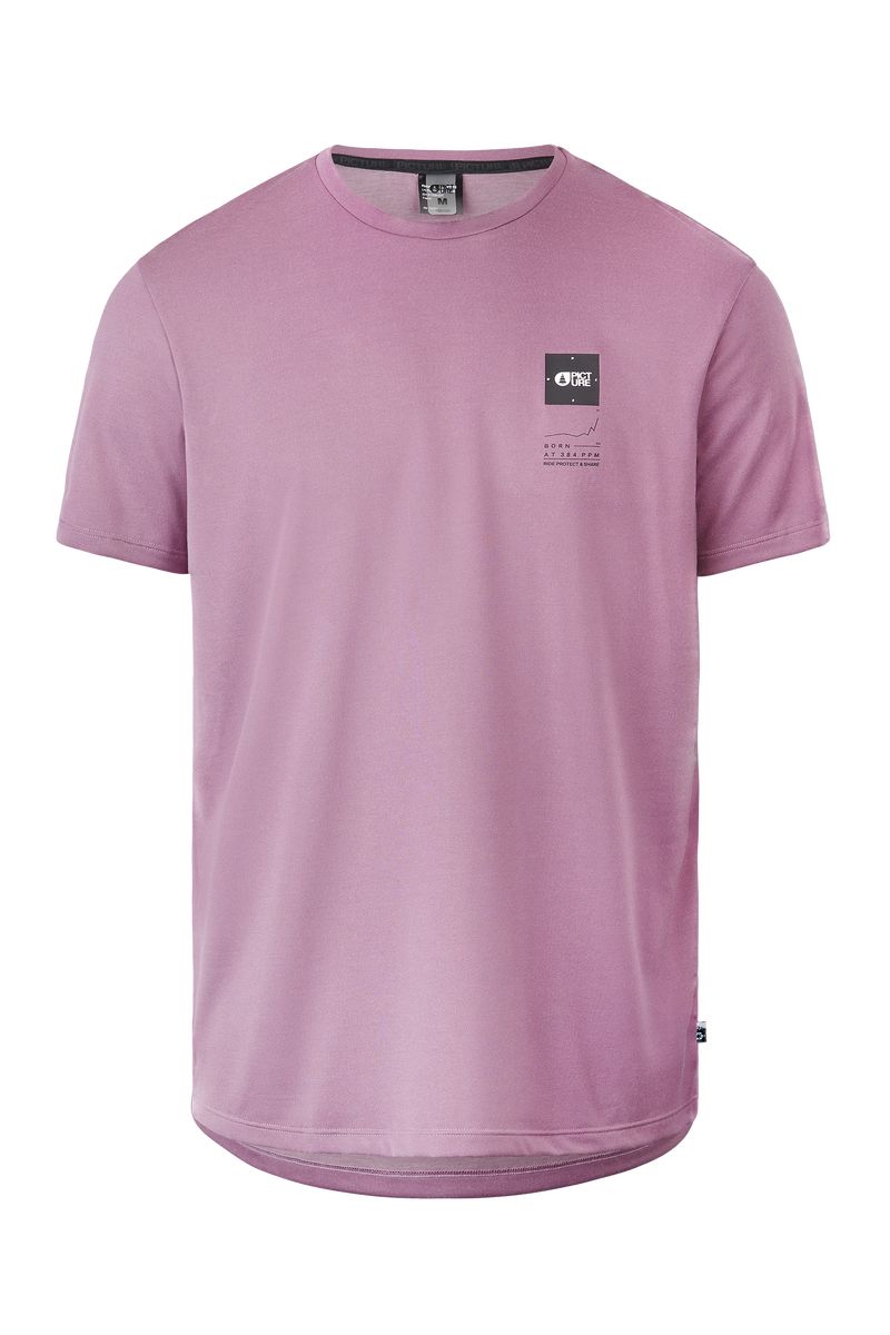 Picture Organic Dephi Tech Men's T Shirts Purple | NZQ-265147