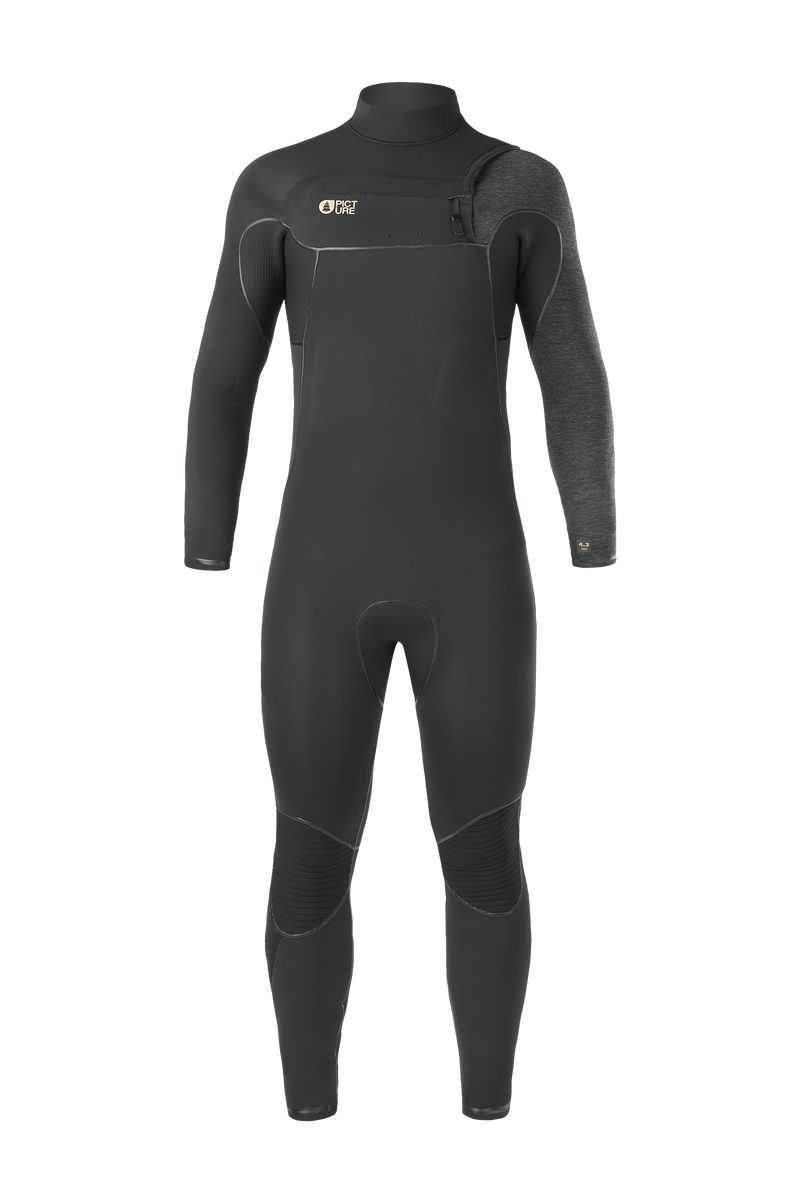 Picture Organic Dome 4/3 Fz Men's Wetsuit Black | LGN-462187