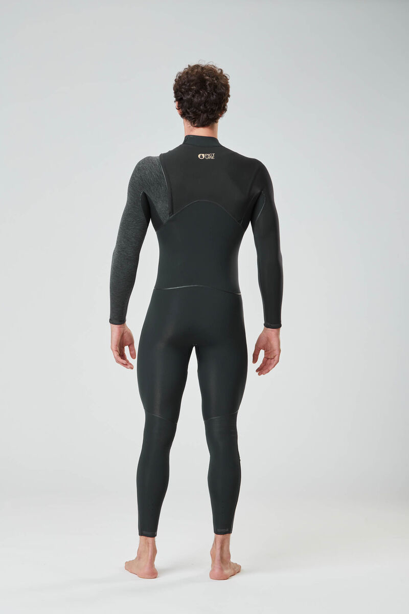 Picture Organic Dome 4/3 Fz Men's Wetsuit Black | LGN-462187